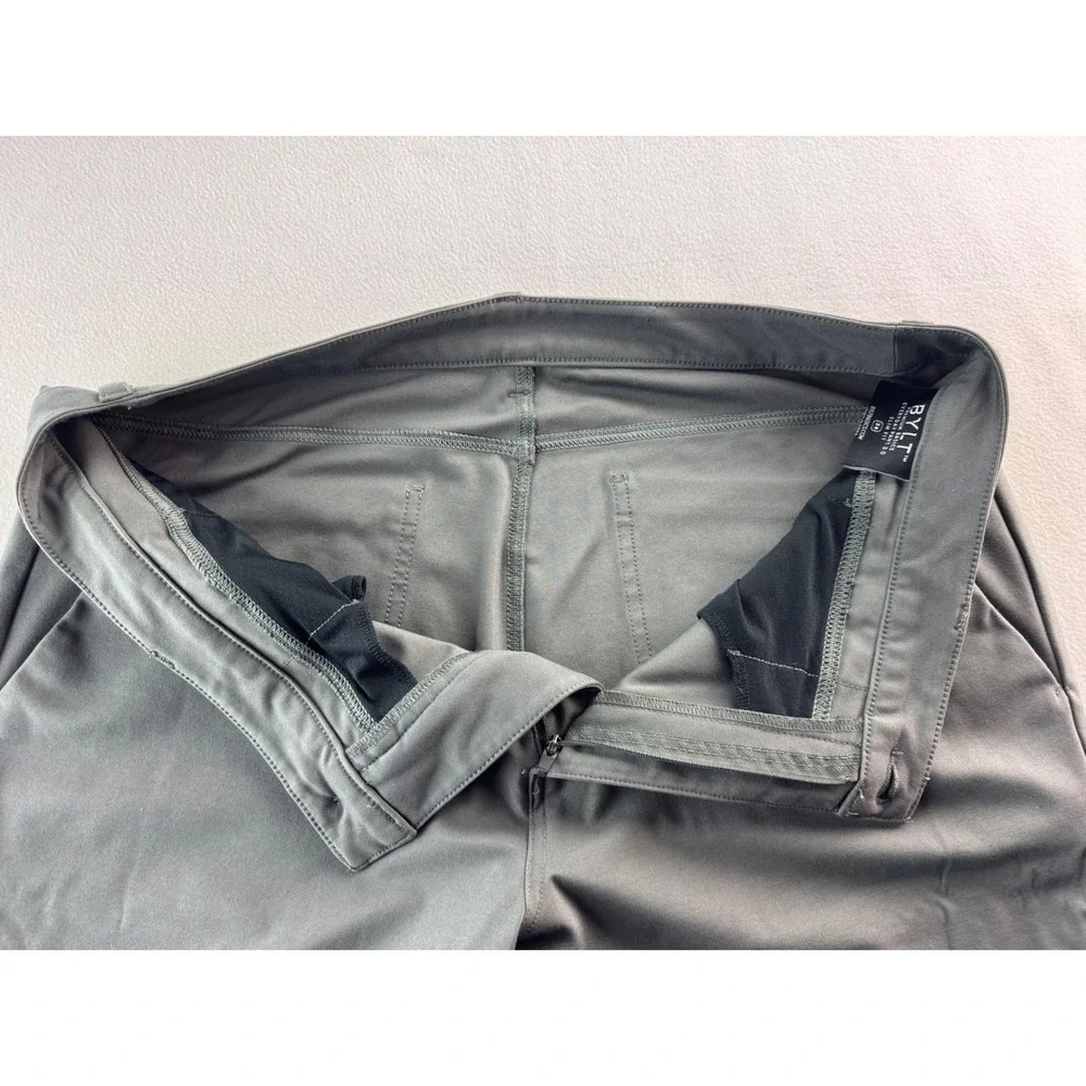 BYLT Men's Everyday‎ Pant 2.0 Slim Fit Grey Premium Basics Size 38X30.5